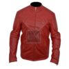 Smallville Red Genuine Leather Jacket - Image 5