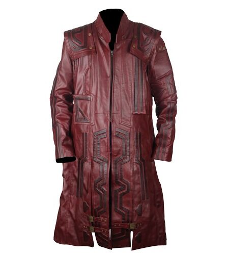 Star Lord Faux Leather Coat Waxed