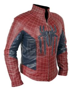 The Amazing Spiderman Faux Leather Jacket