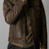 Trucker Brown Genuine Leather