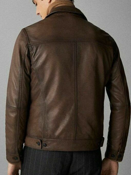 Trucker Brown Genuine Leather